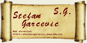 Stefan Garčević vizit kartica